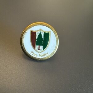 Pine Valley Golf Club Peg Ball Marker Vintage